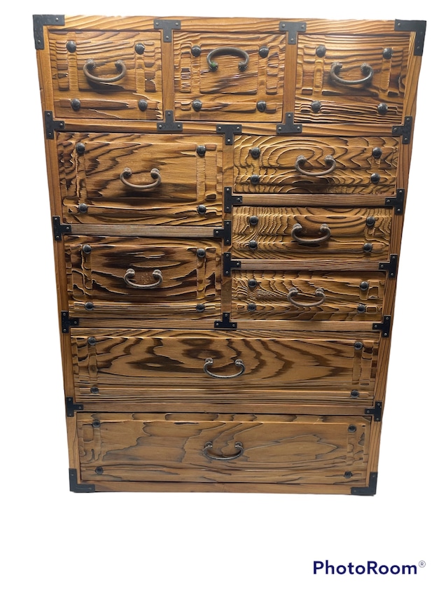 秋田杉 ミニ和ダンス 大