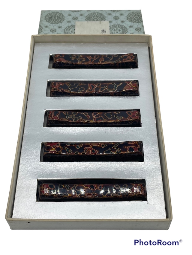 箸置き 津軽塗 ５個セット